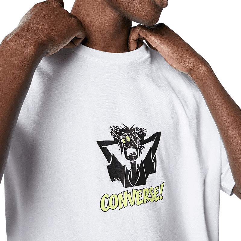Футболка Converse x Scooby Doo Scream Cartoon Tee White - изображение 4