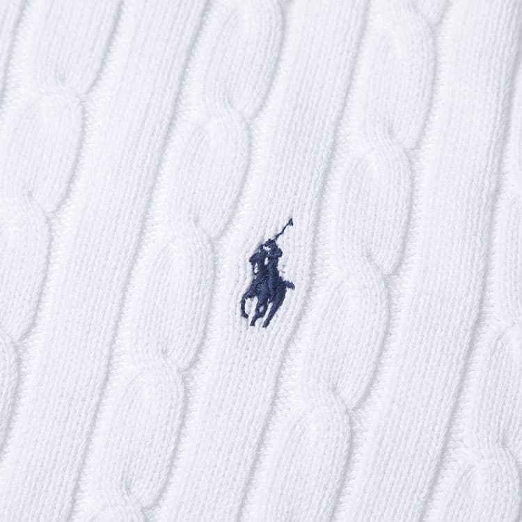 Кофта Polo Ralph Lauren SS23 Трикотаж Стандартный Размер Женский Белый - изображение 2