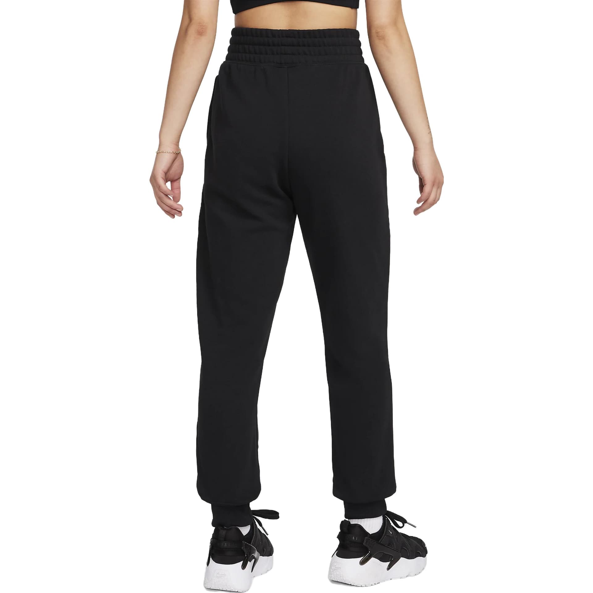 Штаны NIKE Черные Женские Вязаные Тренировочные Брюки - изображение 3