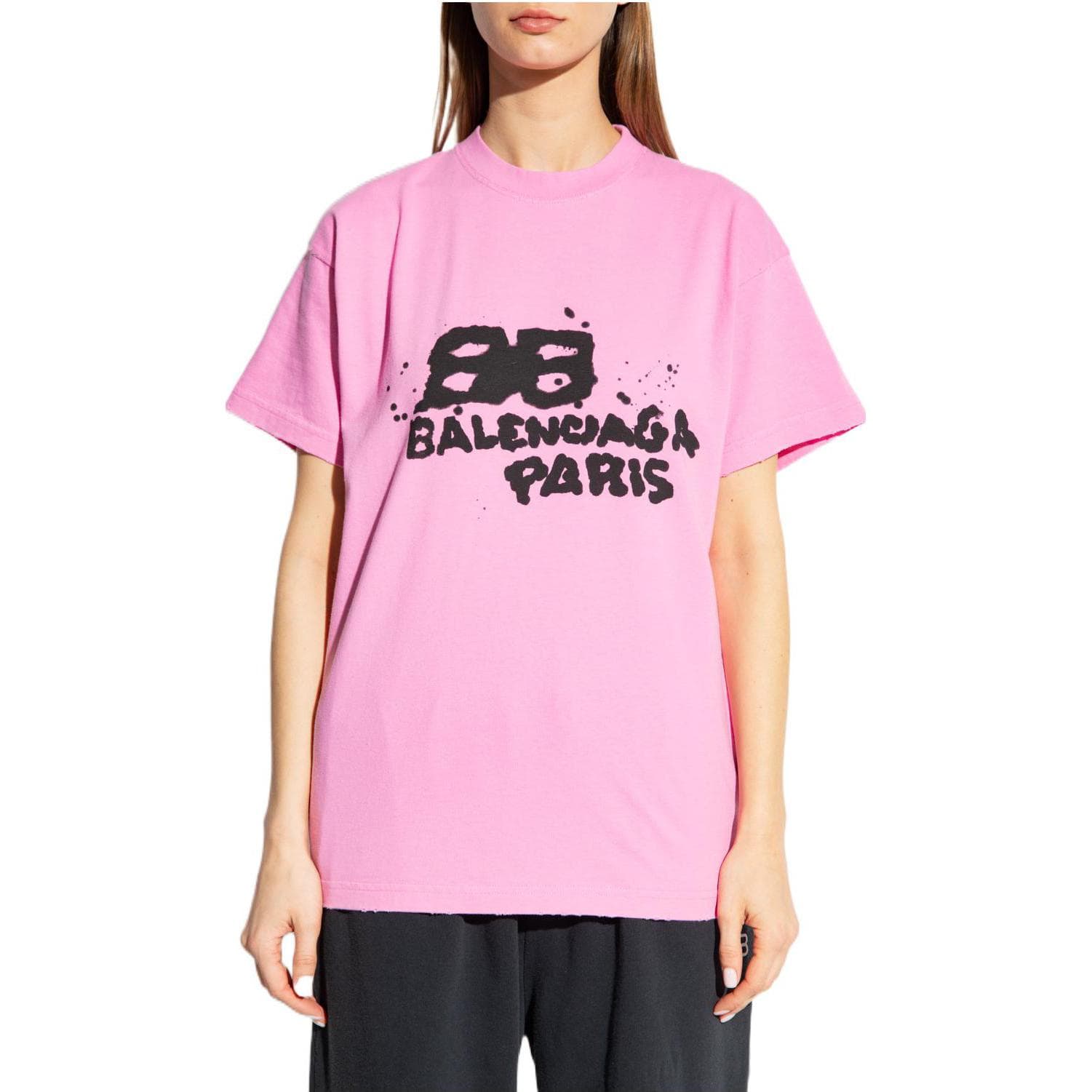 Футболка Balenciaga SS23 Hand Drawn Bb Icon LogoT - изображение 3