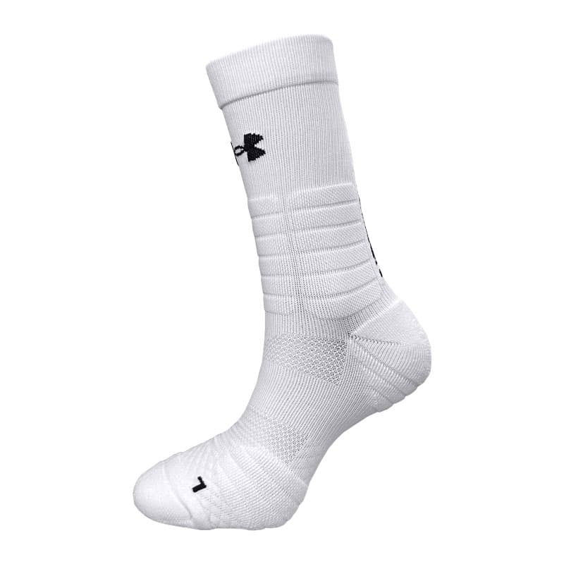 Носки для баскетбола Under Armour унисекс 3 упаковки белые - изображение 4