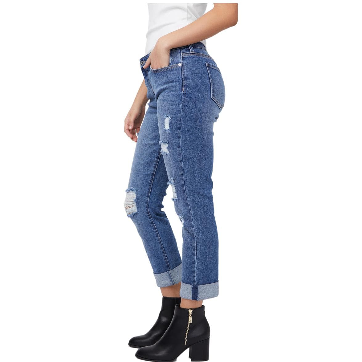 Джинсы GUESS Синие Женские Джинсы - изображение 4