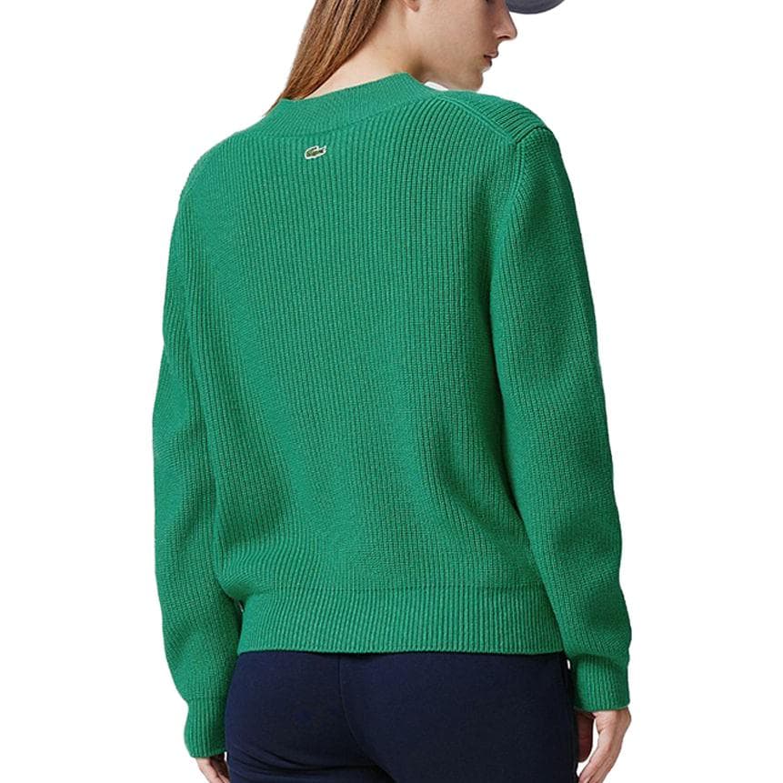 Кардиган Свитеры для женщин LACOSTE Collaboration Holiday Green - изображение 3
