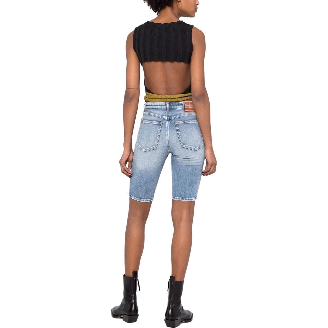 DIESEL Blue Женские Джинсовые Шорты - изображение 3