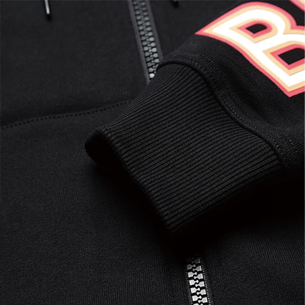 Куртка Burberry Logo Print Hoodie Jacket Black - изображение 8