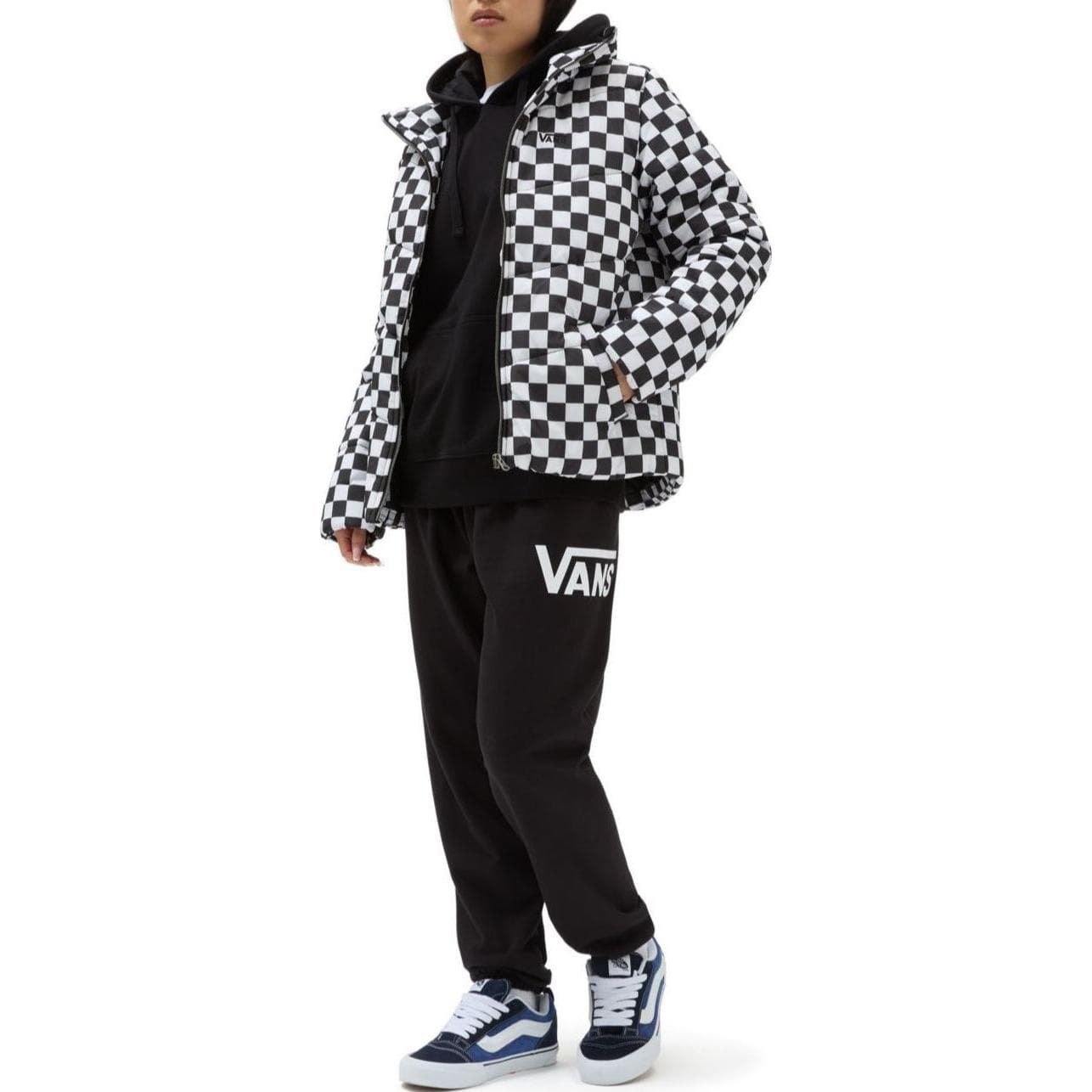 Штаны VANS Черные Женские Вязаные Спортивные Брюки - изображение 3