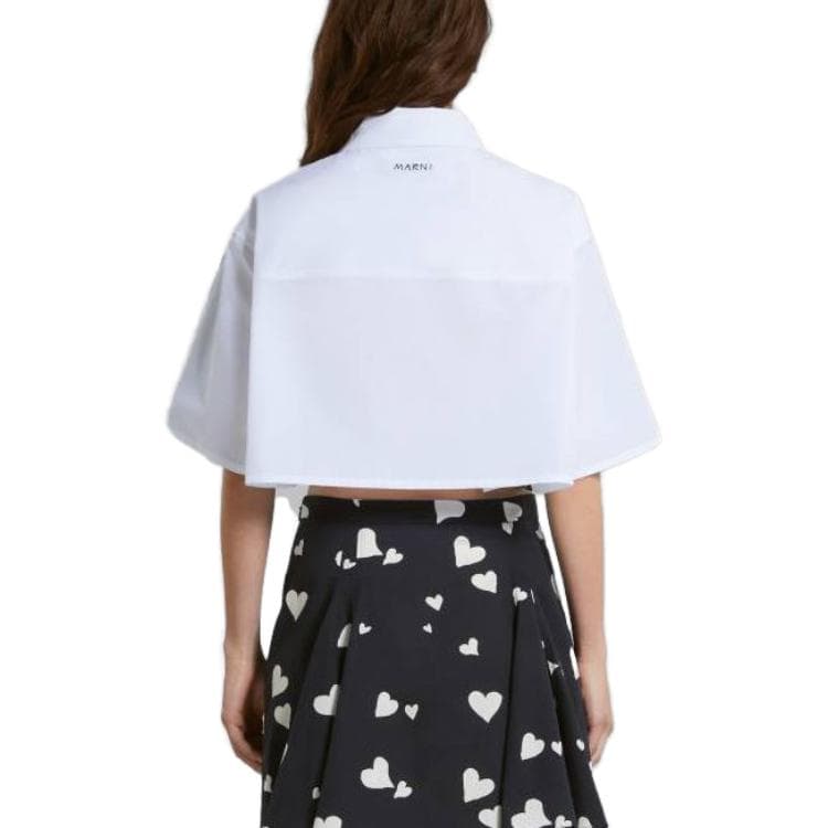 Блузка MARNI Черные Женские Рубашки - изображение 2