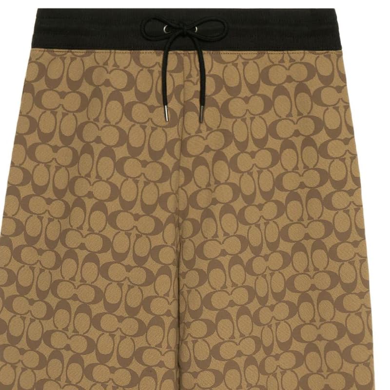 Штаны COACH FW22 Logo Joggers Brown - изображение 4
