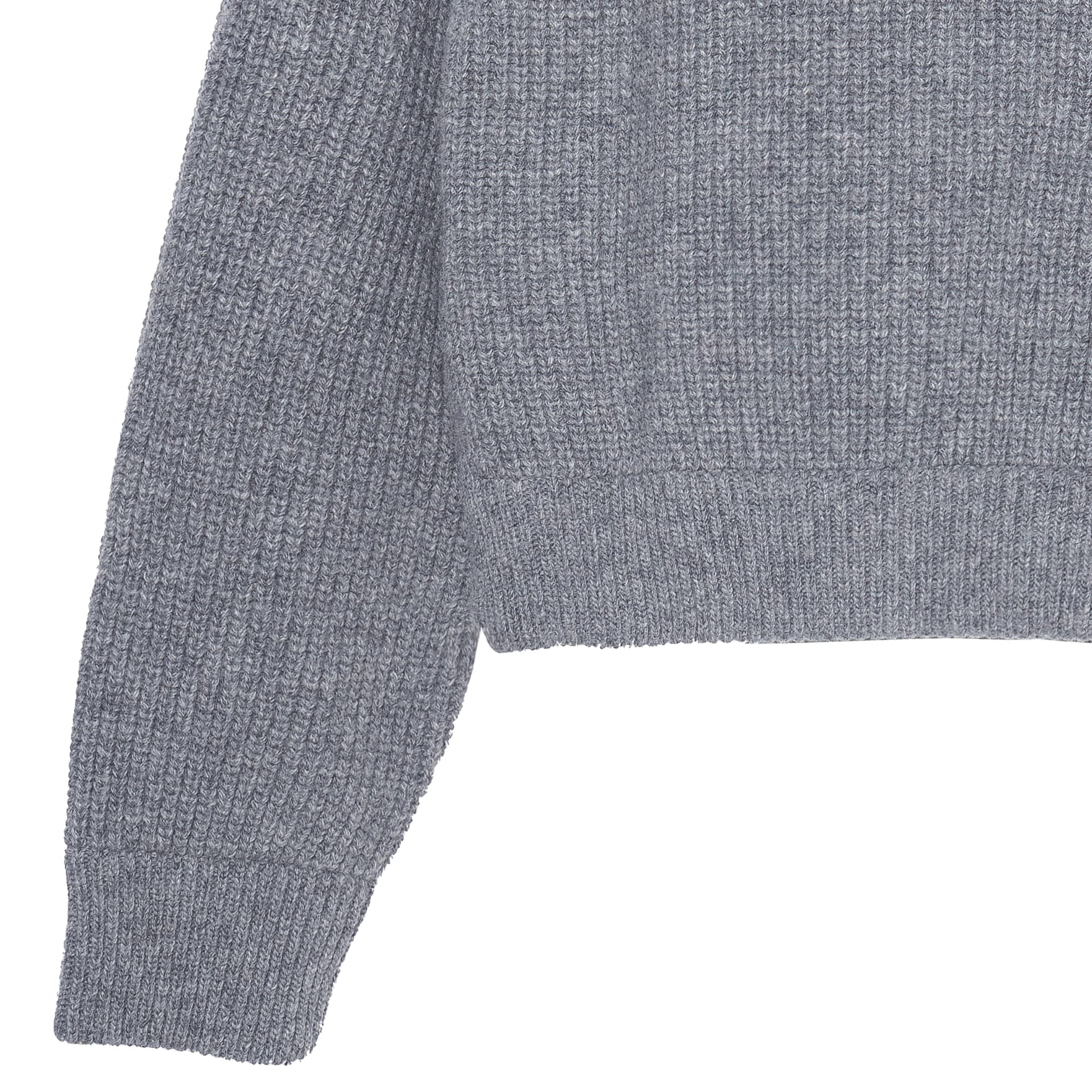 Худи CELINE Logo Wool Hoodie Gray - изображение 6