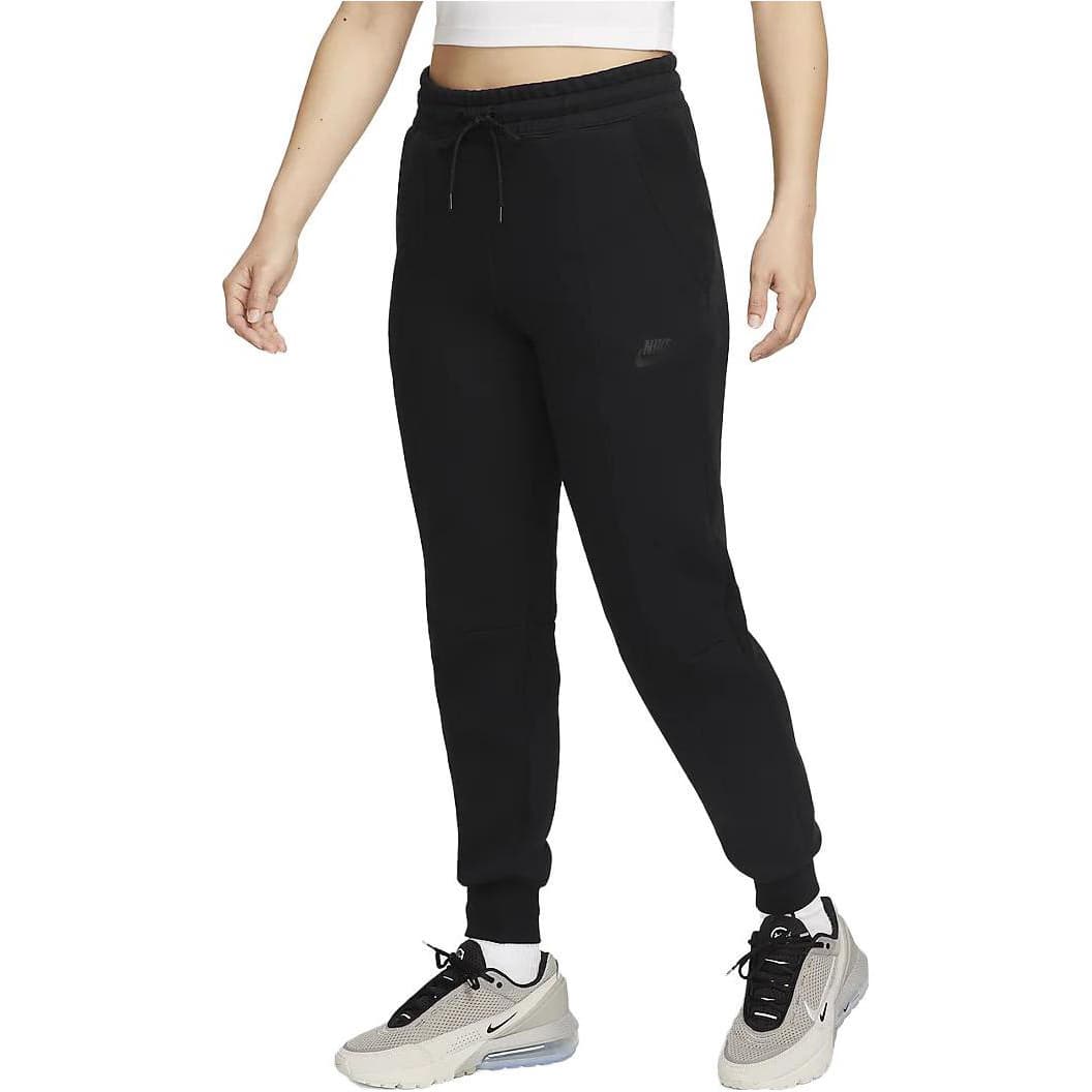 Штаны Nike Sportswear Tech Fleece Повседневные штаны Женские Черные - изображение 4