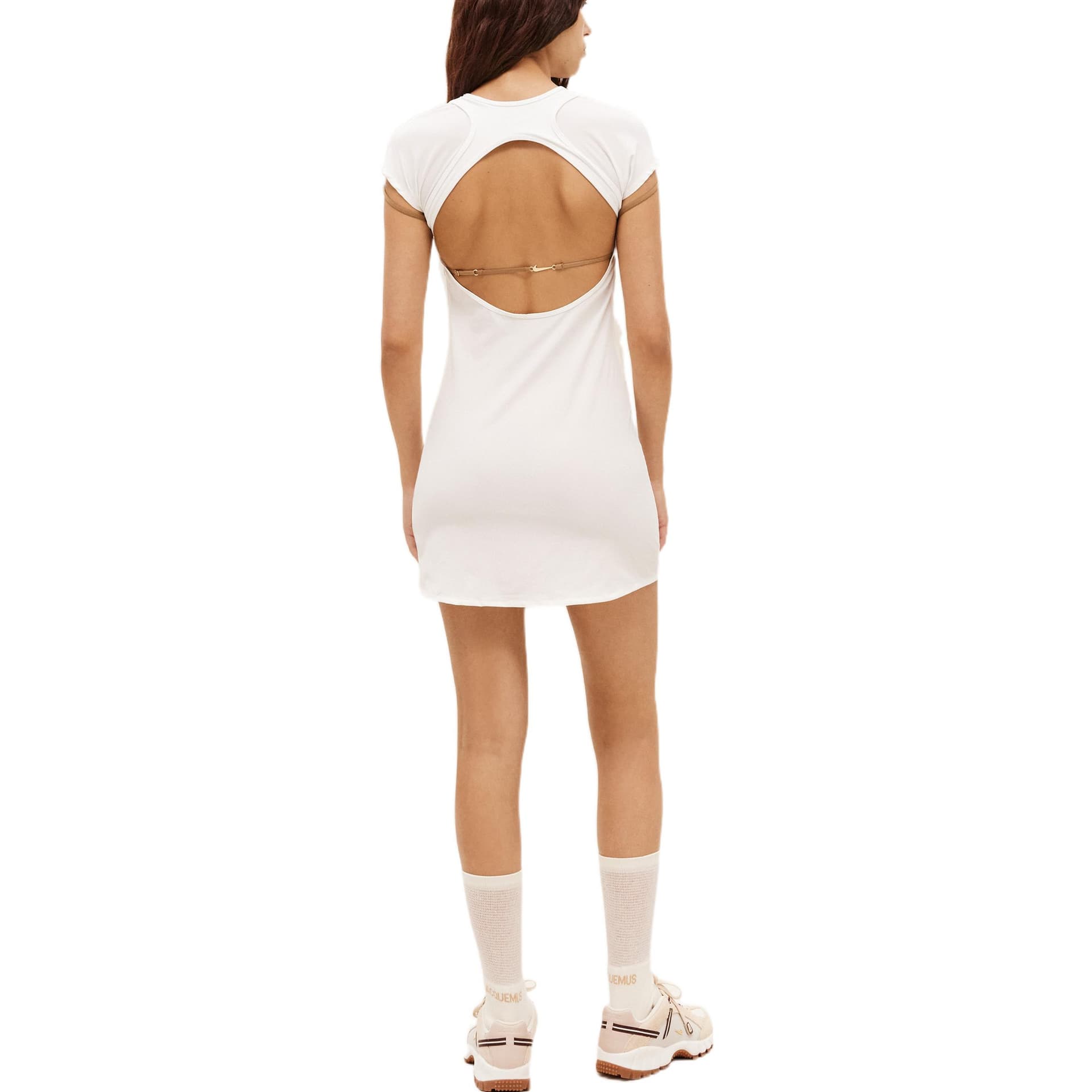 Платье Jacquemus x Nike FW22 White Mini Dress - изображение 4