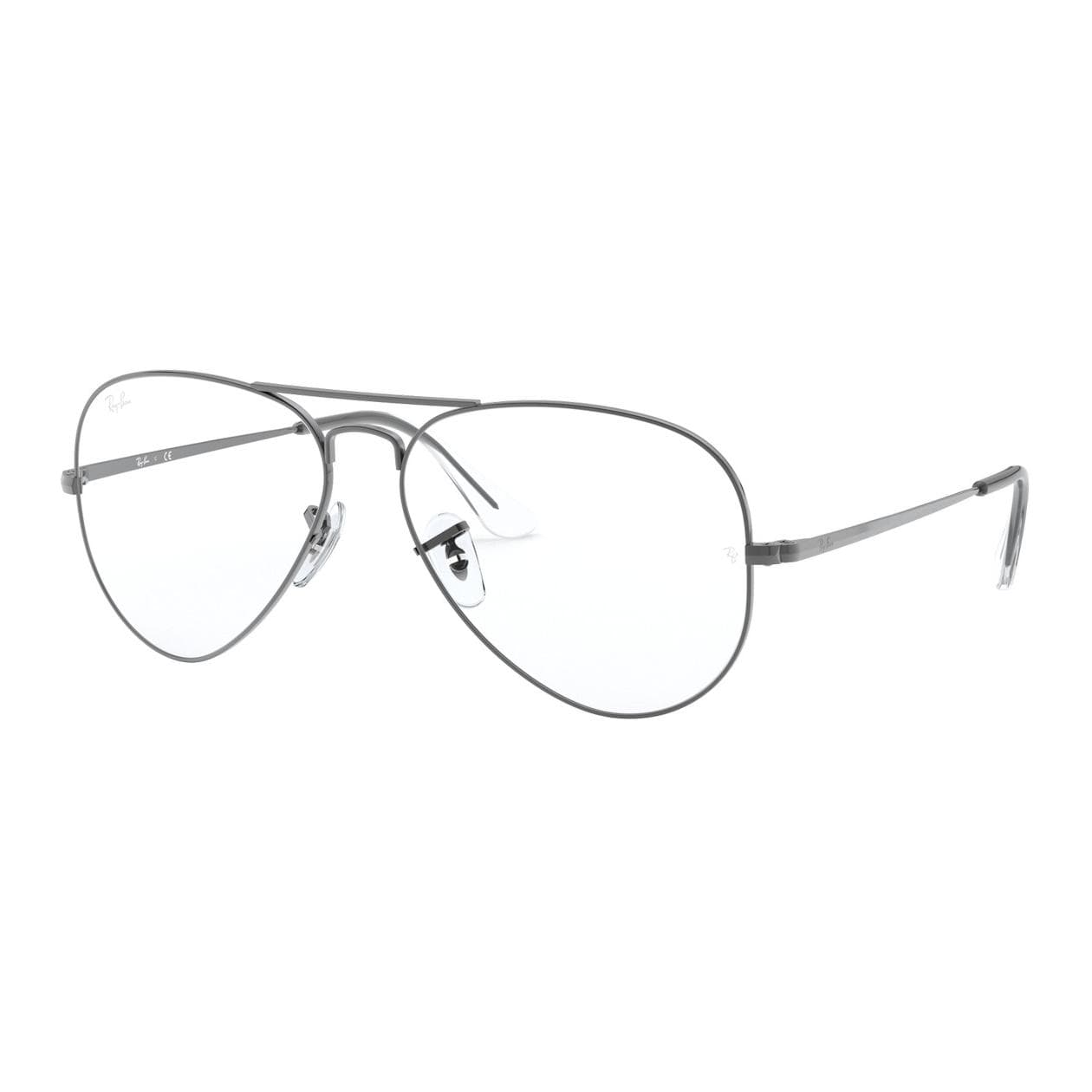 Оправа RayBan Металлические оправы для очков Aviator Унисекс Серебряные - изображение 1