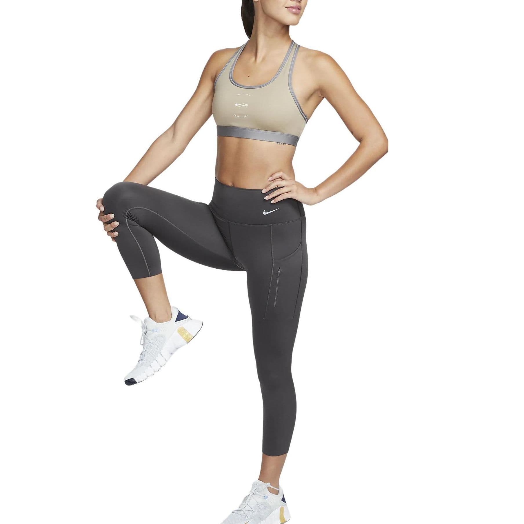 NIKE Хаки Женское спортивное белье - изображение 2