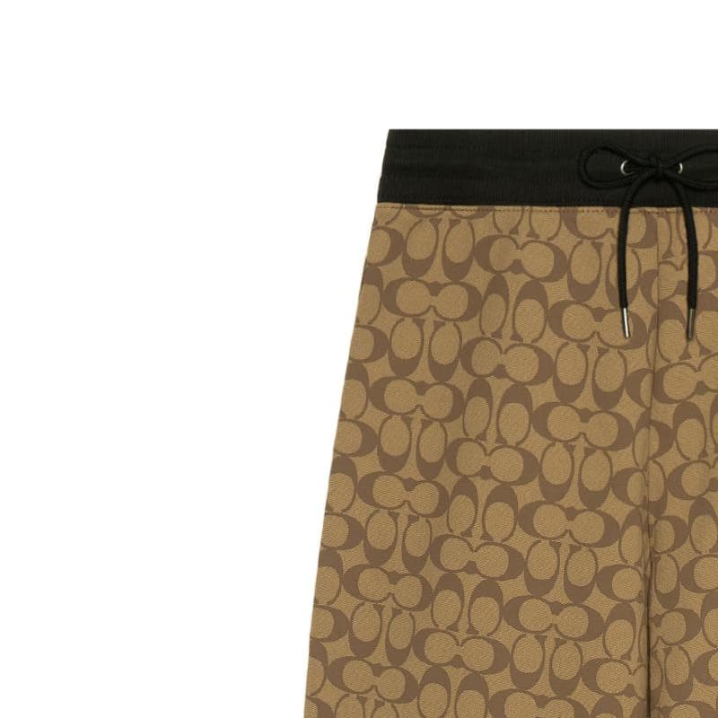 Штаны COACH FW22 Logo Joggers Brown - изображение 3