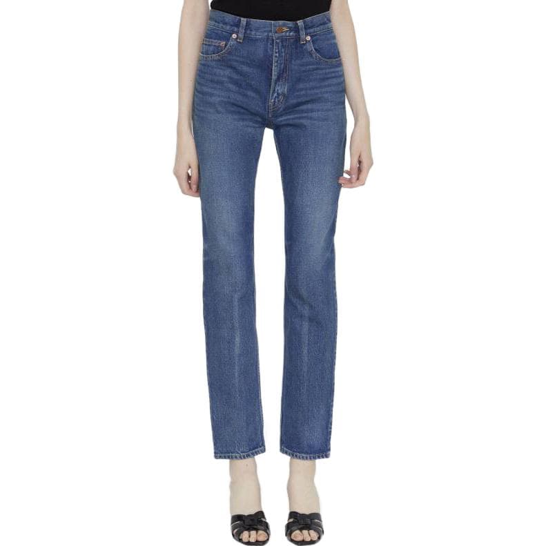 Джинсы SAINT LAURENT Джинсы Женские Blue - изображение 2