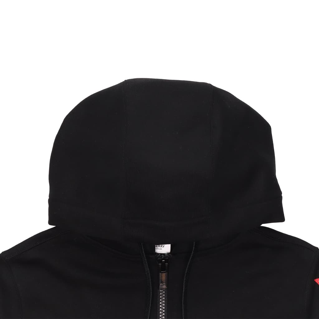 Куртка Burberry Logo Print Hoodie Jacket Black - изображение 2