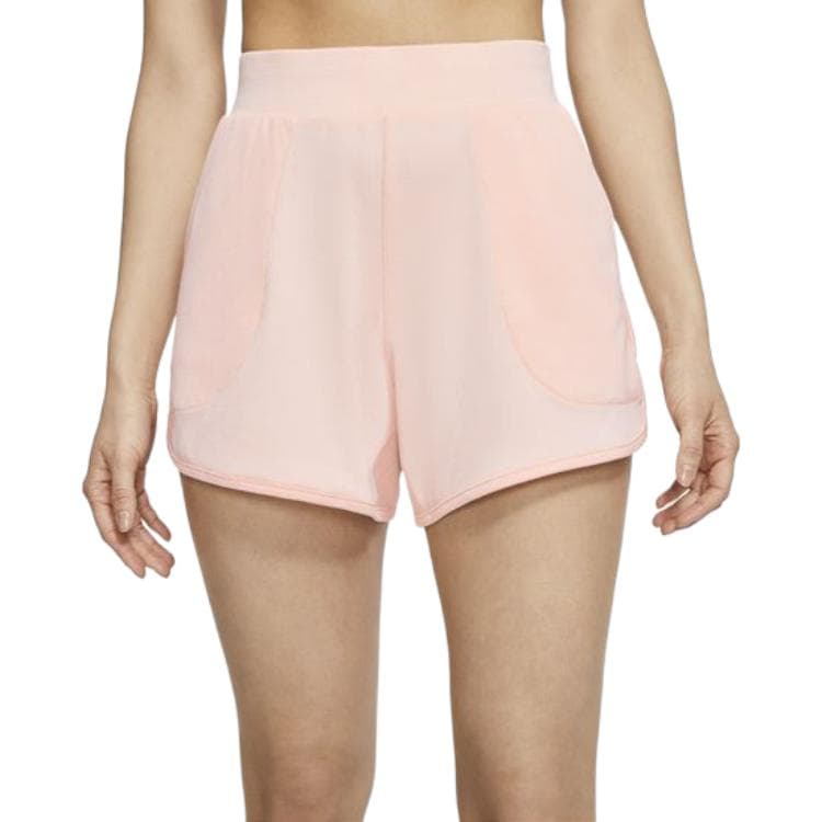 Шорты Nike Yoga Ribbed Shorts Orange - изображение 5