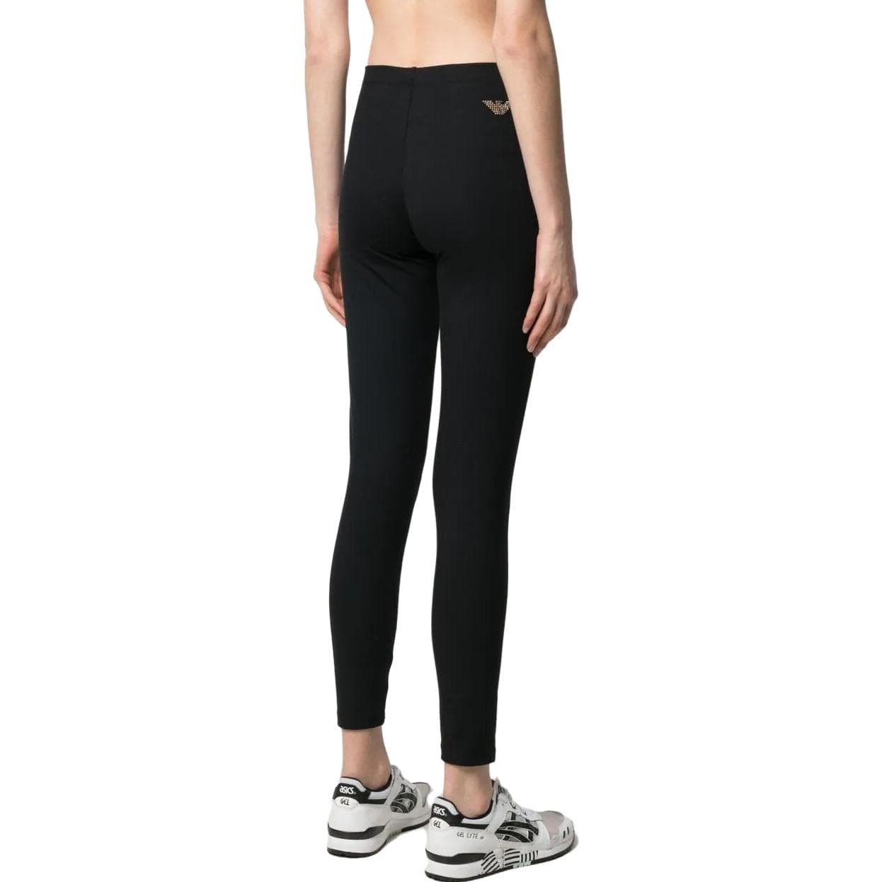 EMPORIO ARMANI EA7 Леггинсы Женские Черные - изображение 3