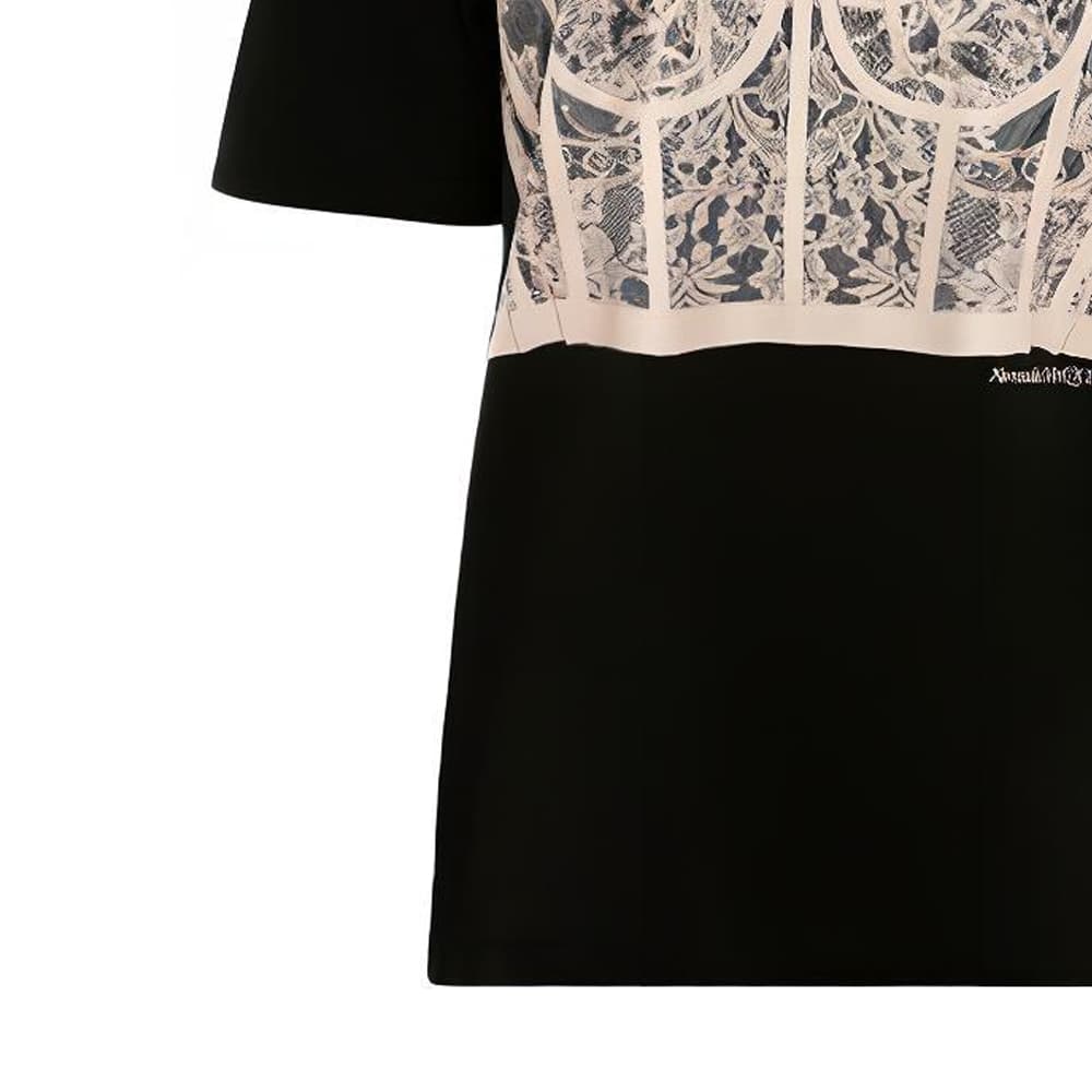 Футболка Alexander McQueen SS22 Bustier T - изображение 3