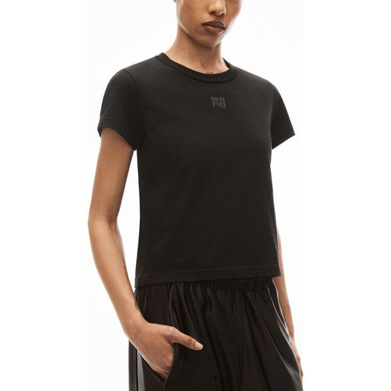 Футболка Alexander Wang T-Shirt Женская Черная - изображение 2