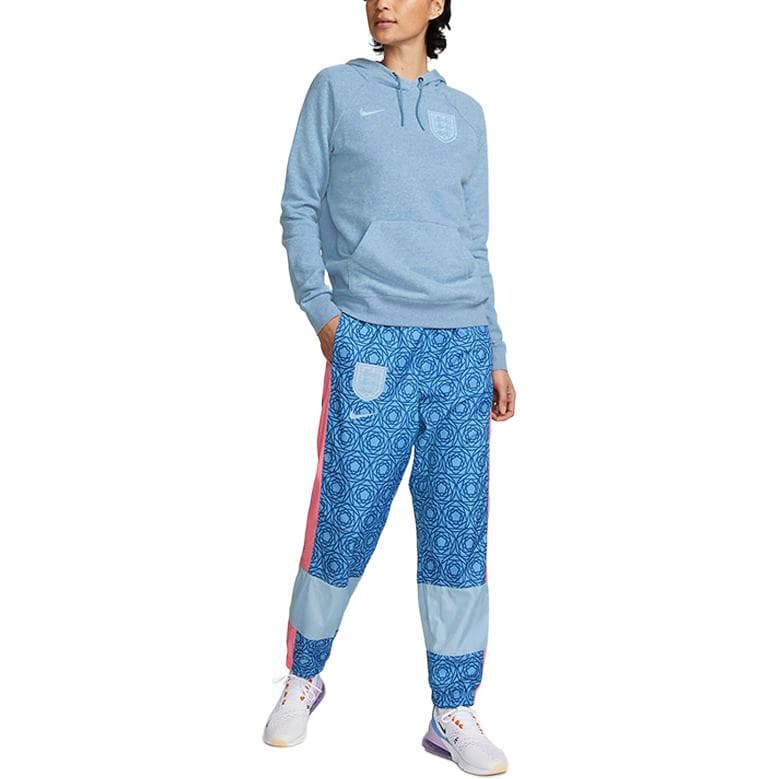Штаны NIKE Небесно-голубые Женские Вязаные Тренировочные Брюки - изображение 3