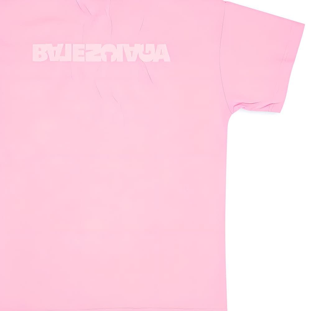 Футболка Balenciaga SS22 Logo Embroidered T-Shirt - изображение 4