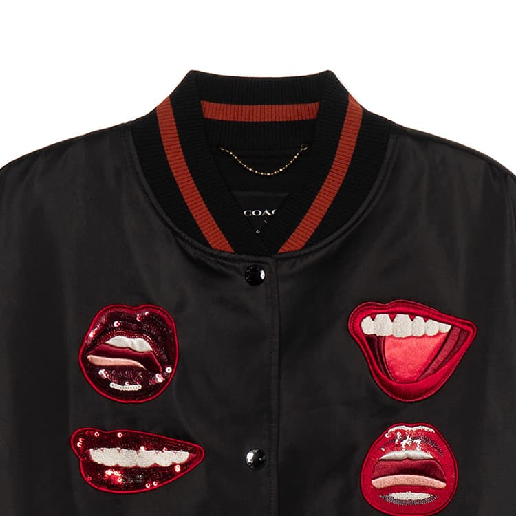 Куртка COACH x Tom Wesselmann Embroidered Jacket Black - изображение 6