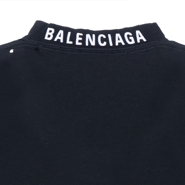 Футболка Balenciaga SS23 Letter Print T-Shirt Black - изображение 5