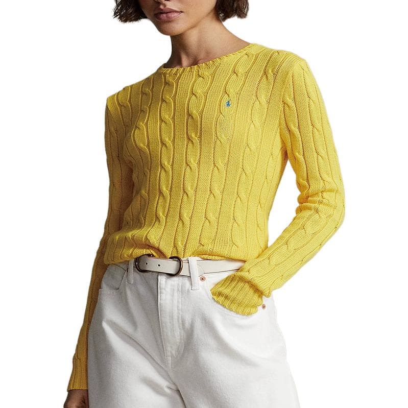 Кофта Polo Ralph Lauren FW23 Трикотаж Стандартный Размер Женский Желтый - изображение 2