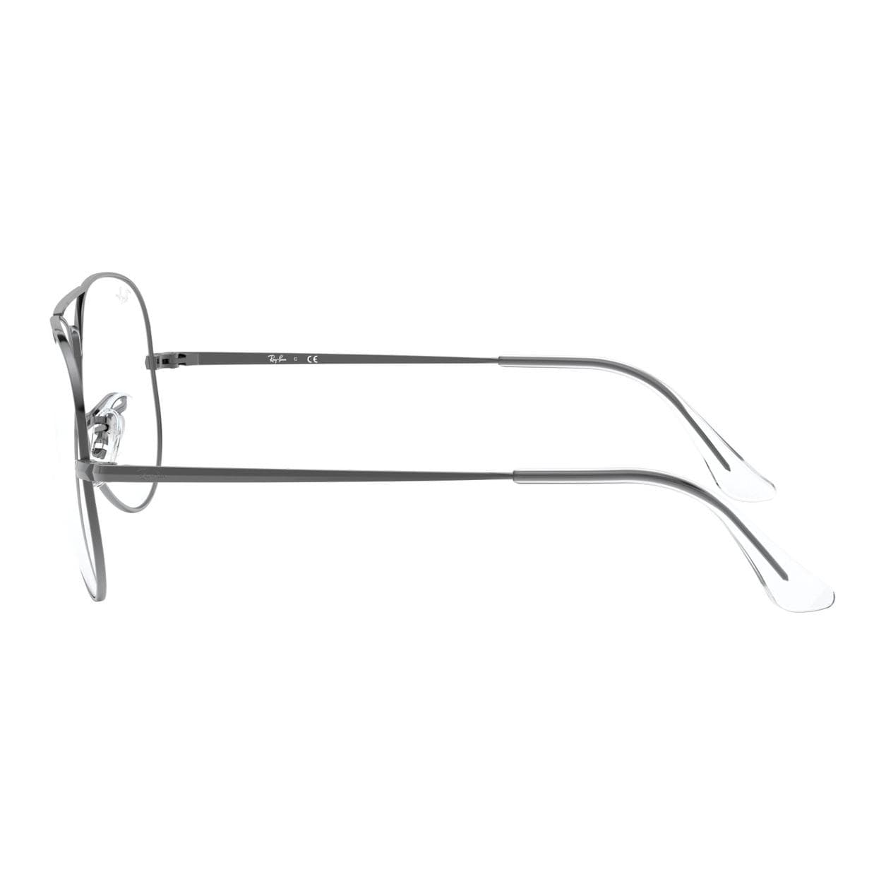 Оправа RayBan Металлические оправы для очков Aviator Унисекс Серебряные - изображение 3
