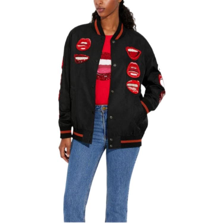 Куртка COACH x Tom Wesselmann Embroidered Jacket Black - изображение 3