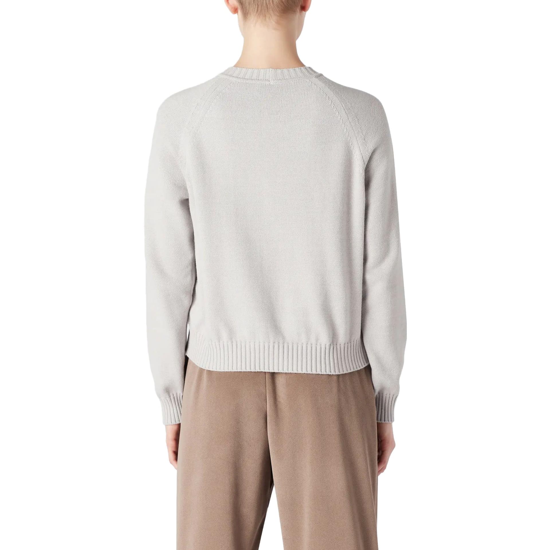 Кардиган EMPORIO ARMANI FW23 Свитер Женский Облачный Серый - изображение 4