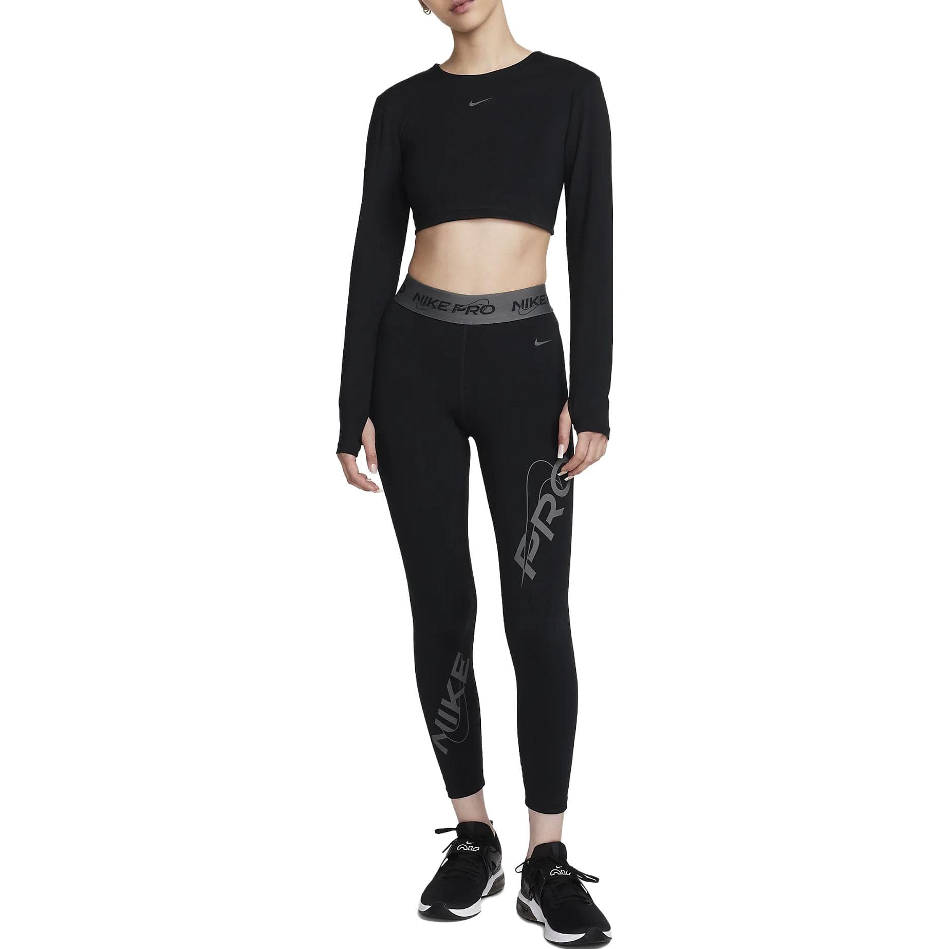 Футболка NIKE Черный Женские Футболки - изображение 2