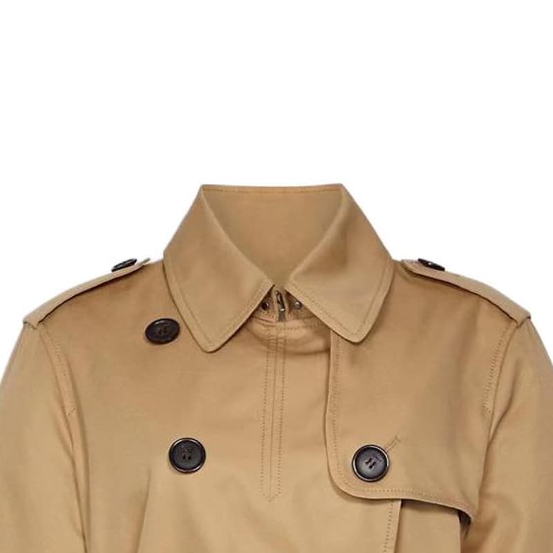 COACH Double-Breasted Trench Coat Khaki - изображение 3