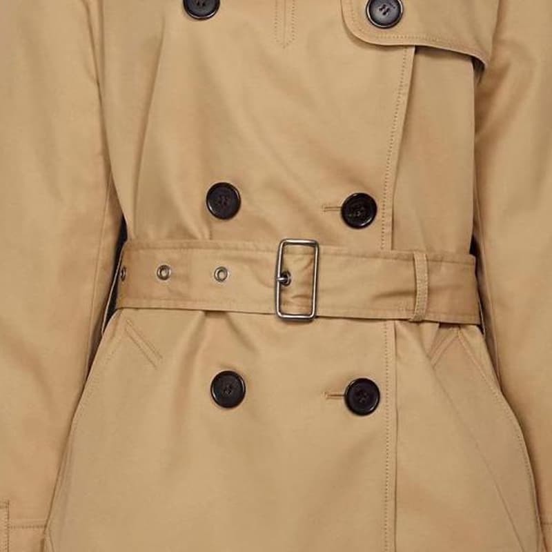 COACH Double-Breasted Trench Coat Khaki - изображение 6