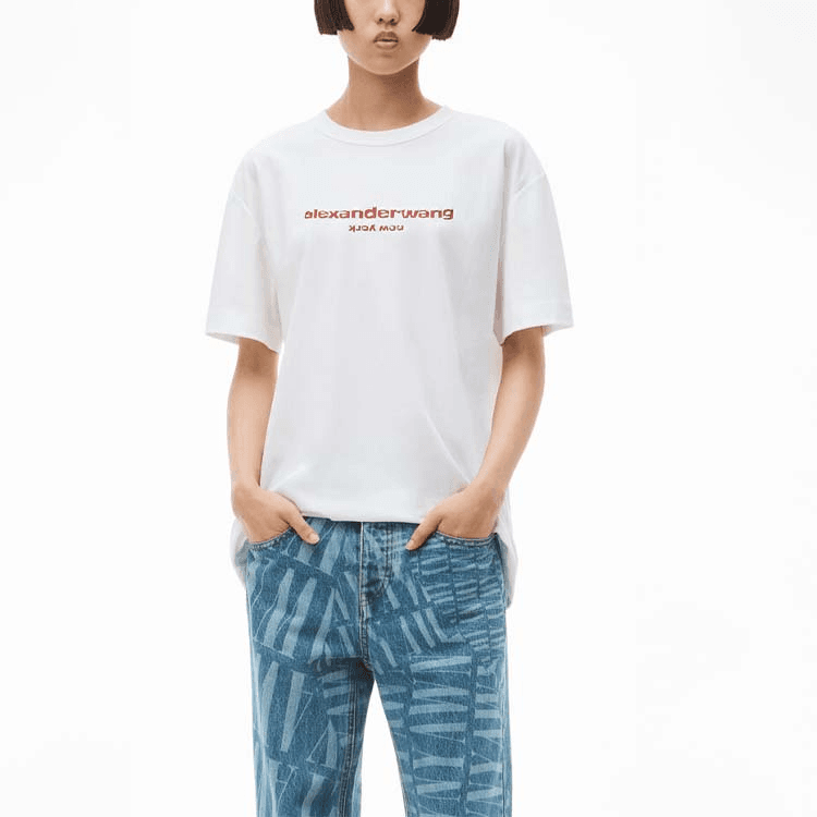 Футболка alexander wang SS22 LogoT 520 - изображение 2