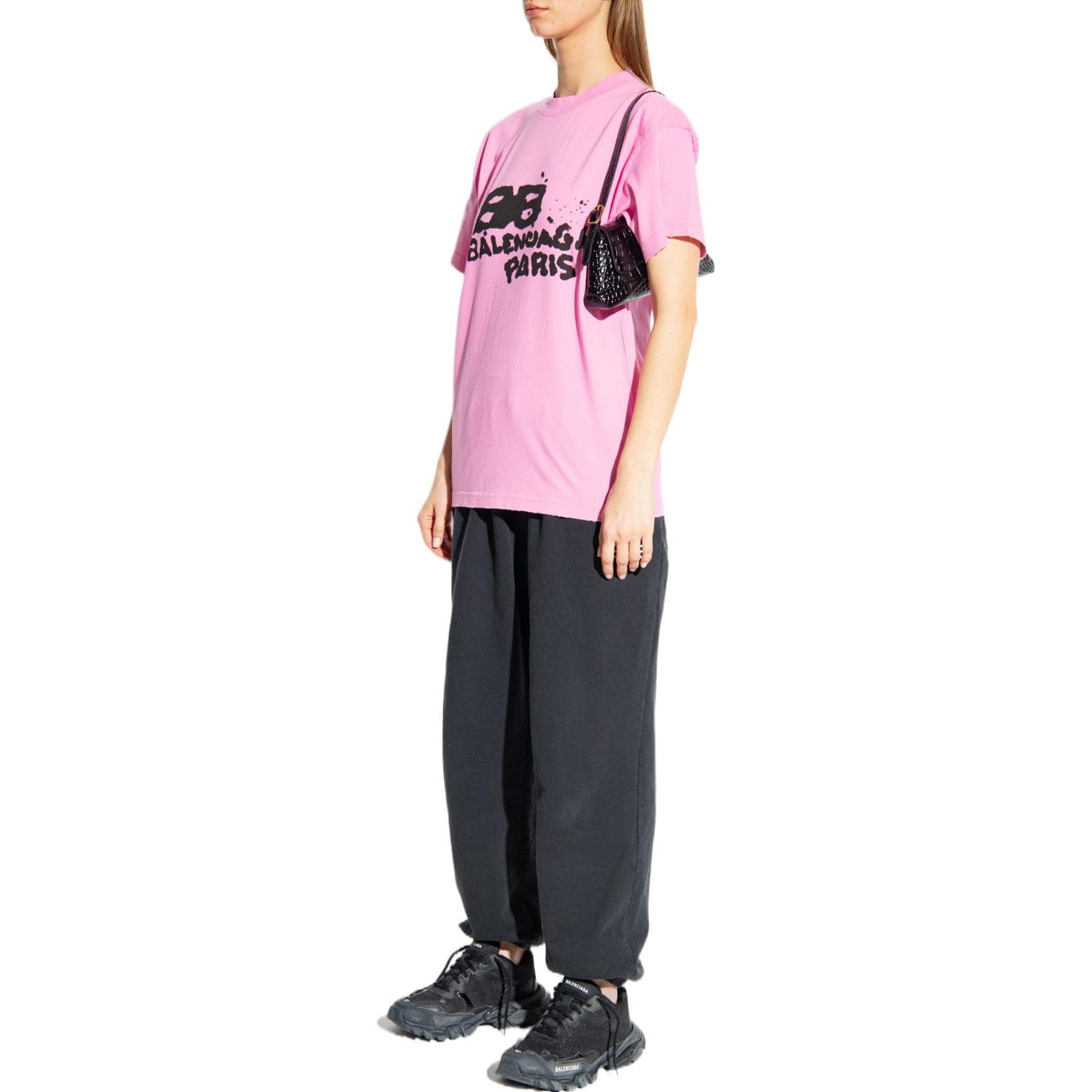 Футболка Balenciaga SS23 Hand Drawn Bb Icon LogoT - изображение 5