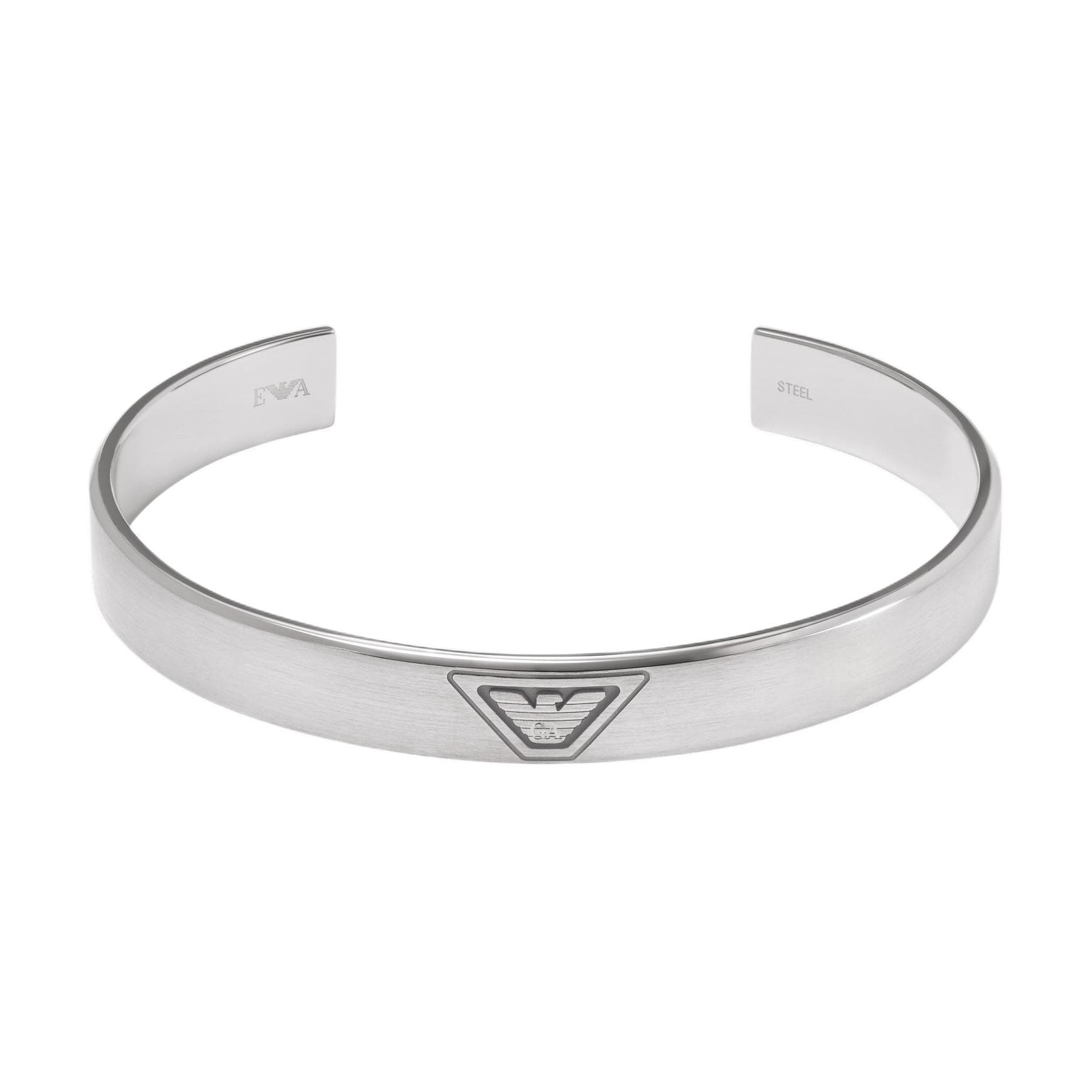Браслет EMPORIO ARMANI Браслеты из нержавеющей стали Мужской Серебряный - изображение 2