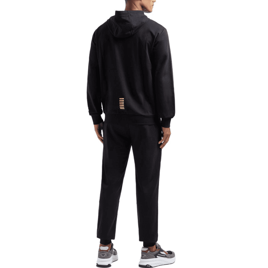 Спортивный костюм EMPORIO ARMANI EA7 FW24 Повседневная Спортивная Одежда Мужская Черная - изображение 5