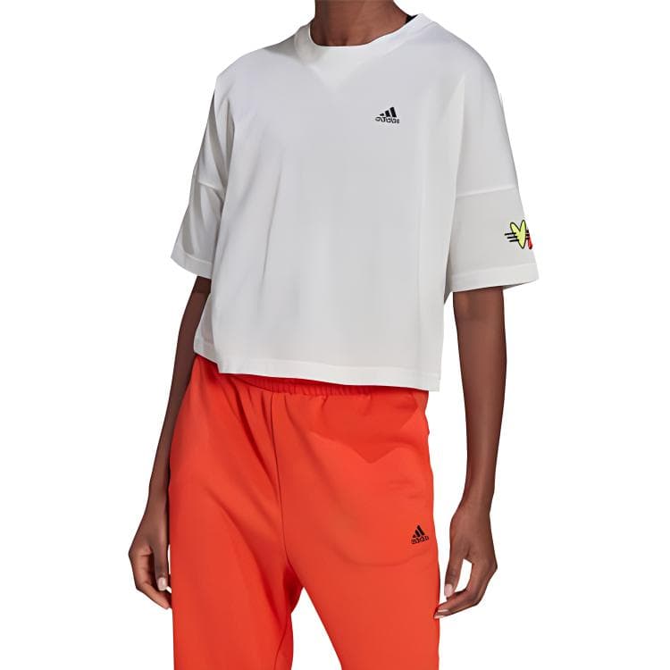 Футболка Adidas Белые Женские Футболки - изображение 4