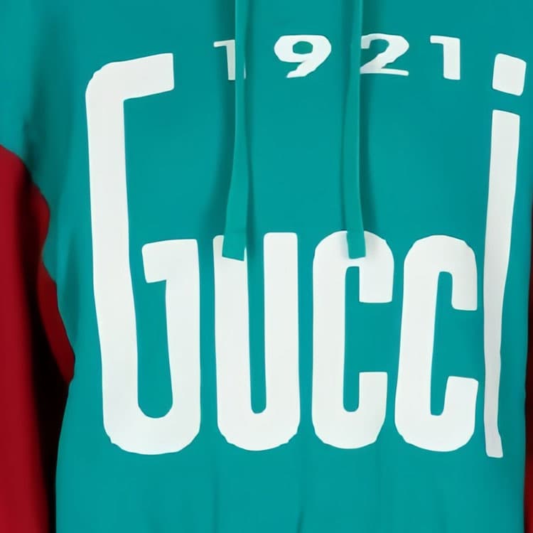 Худи GUCCI Синий Женские Толстовка - изображение 6