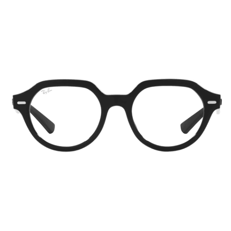 Оправа RayBan Пропионовая кислота Фигурные Оправы для очков Унисекс Черный - изображение 1