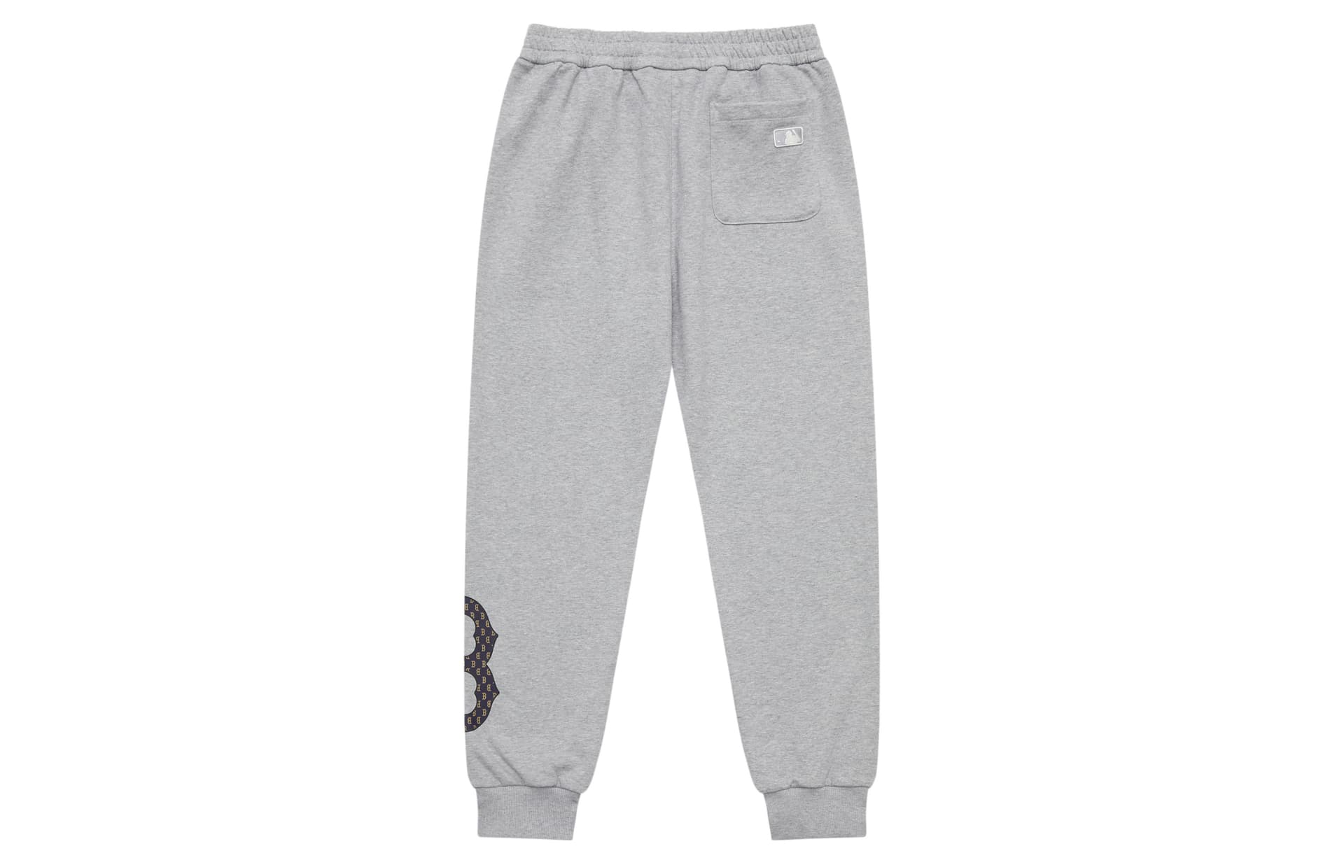 Штаны MLB MONOGRAM Коллекция Boston Red Sox 24FW Спортивные трикотажные брюки Унисекс Серый - изображение 2