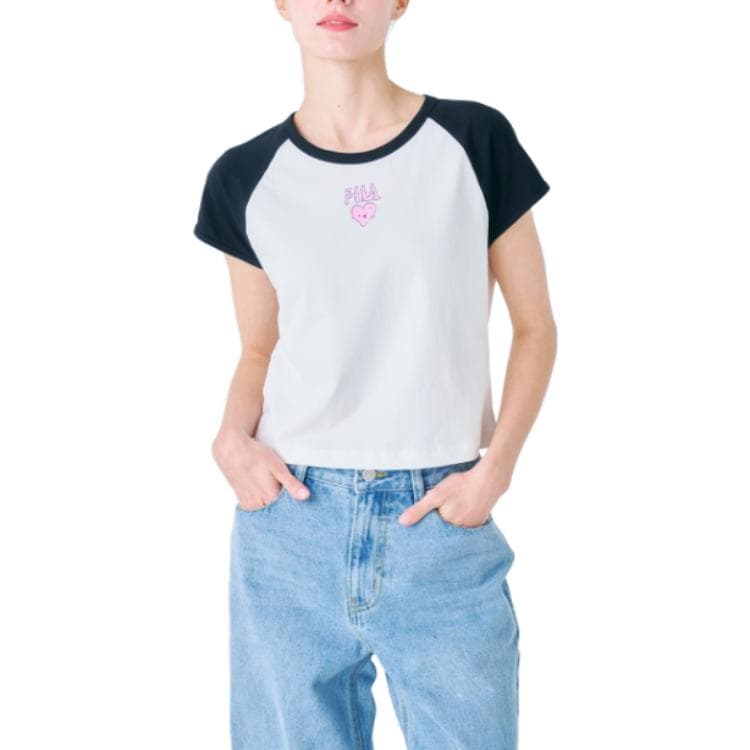 Футболка FILA Реглан T-Shirt Женская Многоцветная - изображение 3