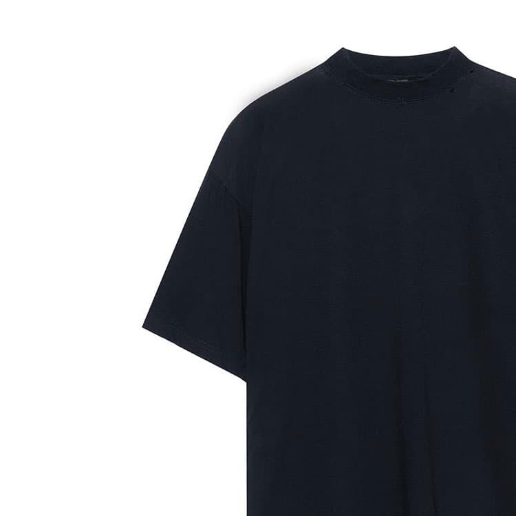 Футболка Balenciaga SS23 Letter Print T-Shirt Black - изображение 4