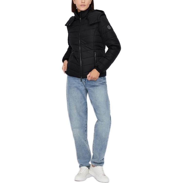 ARMANI EXCHANGEAE FW23 Хлопковый пуховик женский - изображение 6