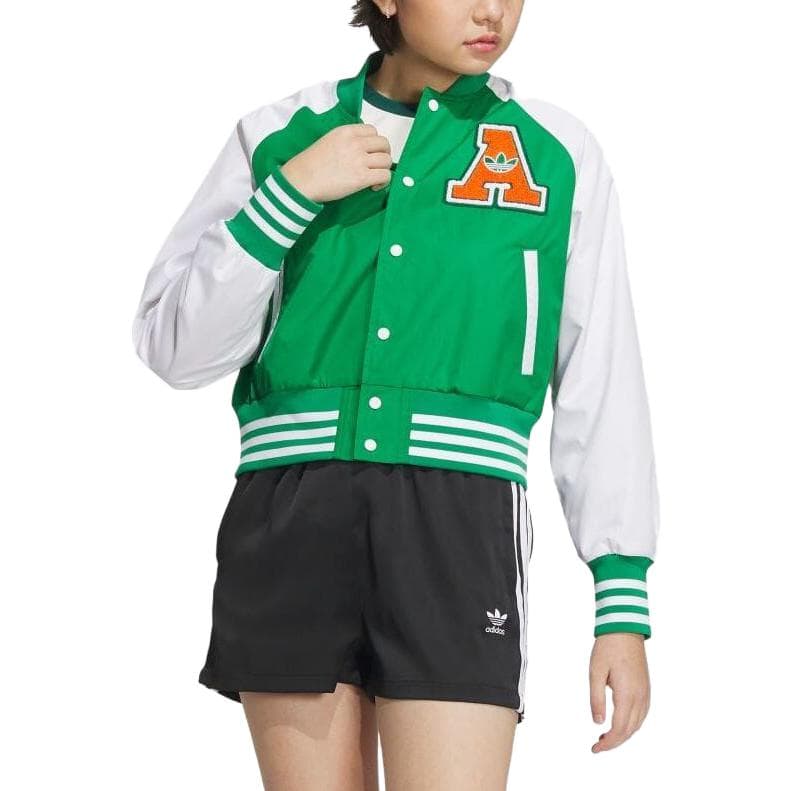 Куртка Adidas Originals Куртка Женская Зеленая - изображение 3