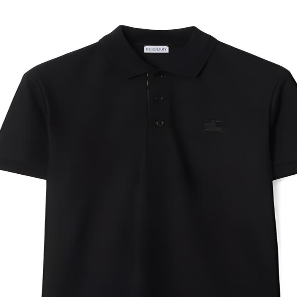 Поло Burberry Polo Shirt Black — фото 5