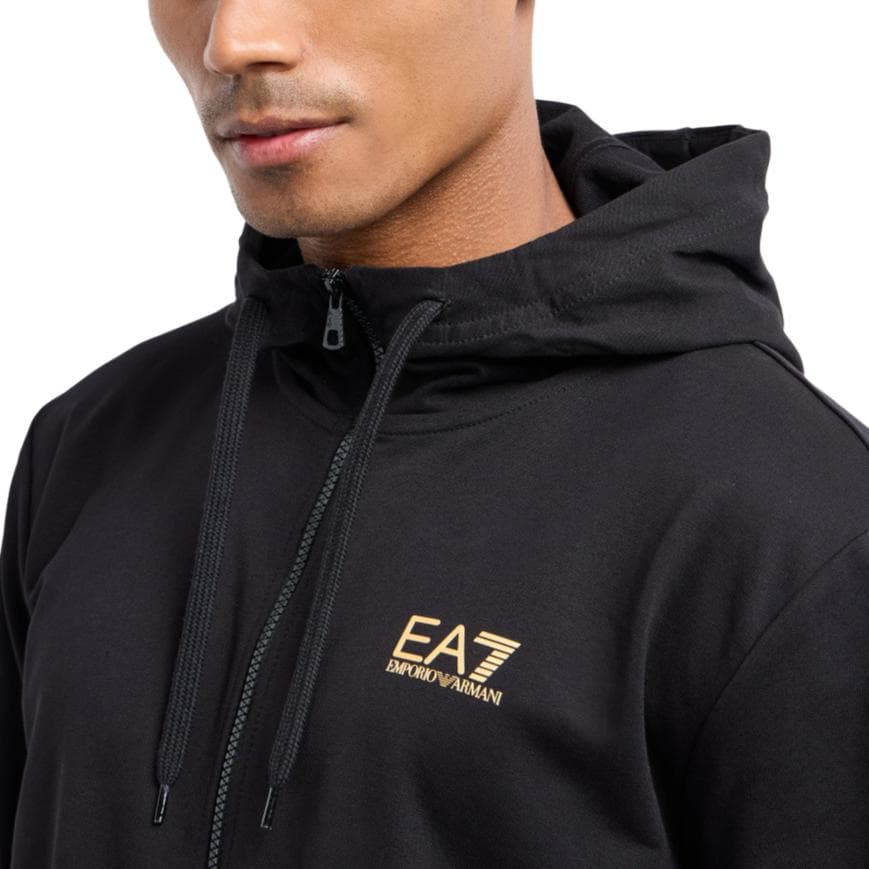 Спортивный костюм EMPORIO ARMANI EA7 FW24 Повседневная Спортивная Одежда Мужская Черная - изображение 6