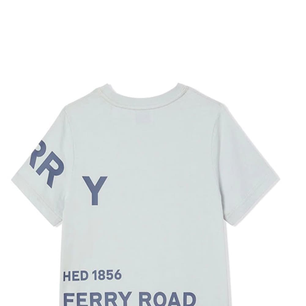 Футболка Burberry SS22 Logo T-Shirt Kids Gray - изображение 6